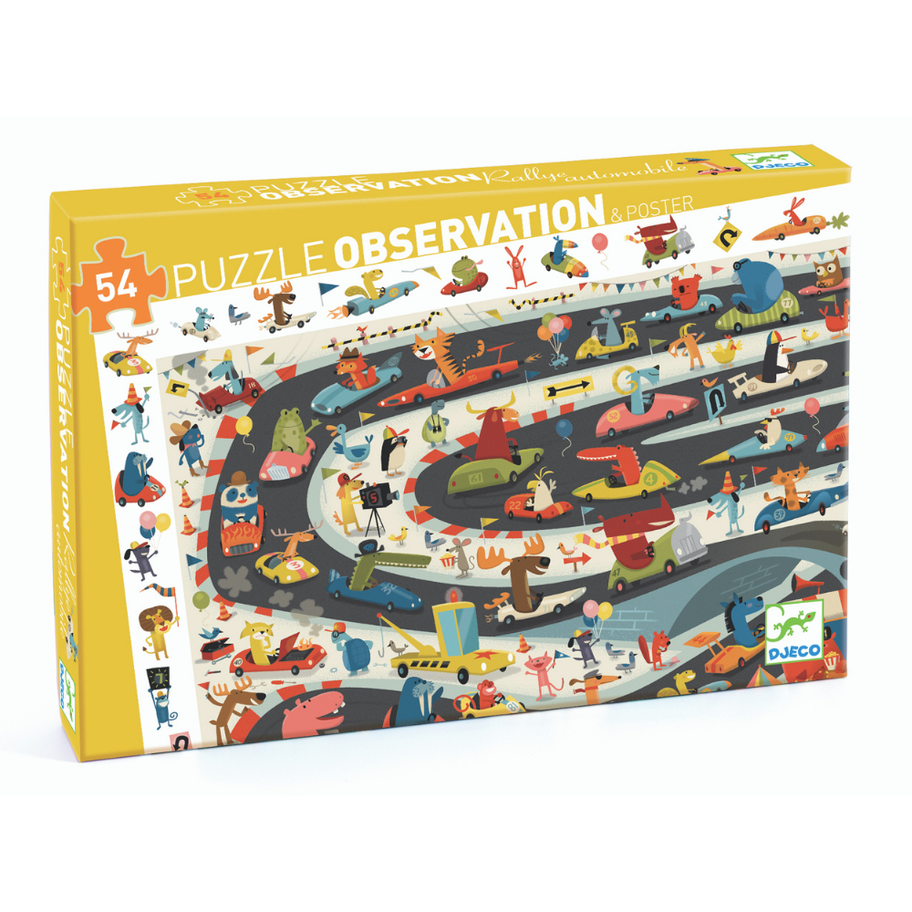 Toys And Games - Puzzles - Observation Puzzles Car Rally - FSC Mix
