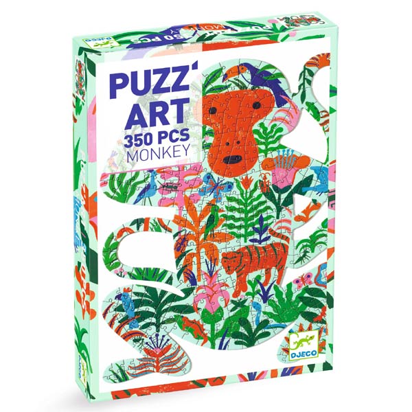 Toys And Games - Puzzles - Puzz'Art - Monkey 350 Pcs - FSC Mix