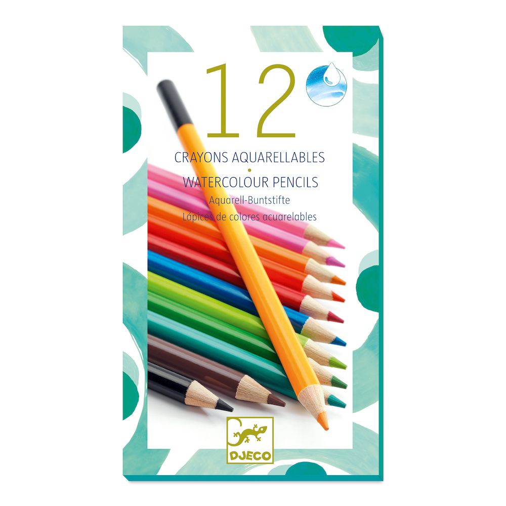 Art And Craft - Colours For Older Ones - 12 Watercolour Pencils