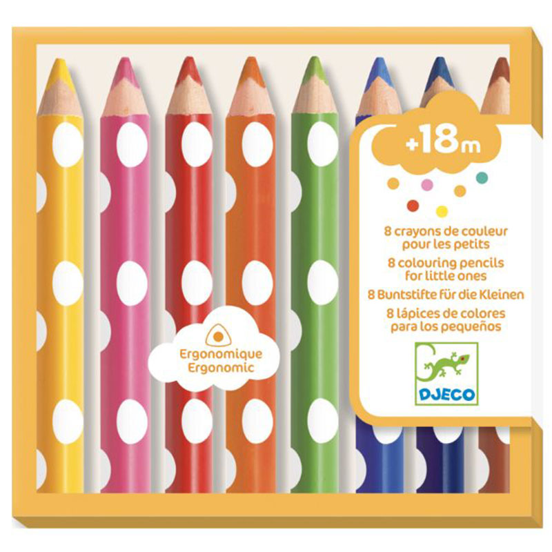 Art And Craft - Colours For Little Ones 8 Colouring Pencils For Little Ones