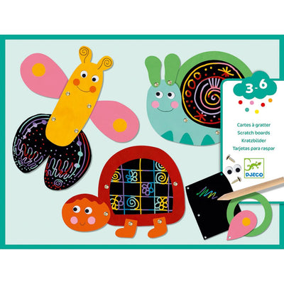 Art And Craft - Small Gifts For Little Ones - Scratch Cards - Scratch The Funny Animals