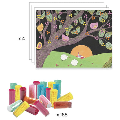 Art And Craft - Little Ones - Collages An Explosion Of Pompons