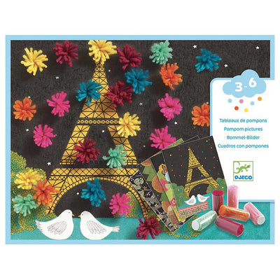 Art And Craft - Little Ones - Collages An Explosion Of Pompons