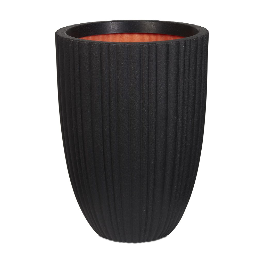 Capi Plant Pot Tube Black S (36 x 47cm)