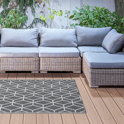 Garden Carpet Graphics Beige/White