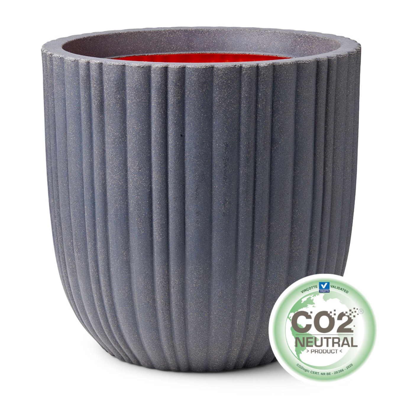 Capi Bulb Plant Pot Tube M - Dark Grey