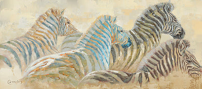 Running Wild, 70cmx200cm mixed media