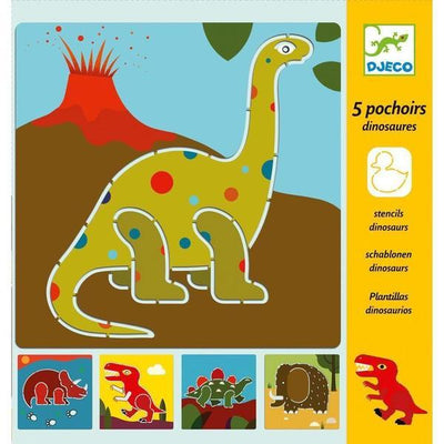 Art And Craft - Small Gifts For Older Ones - Stencils Dinosaurs