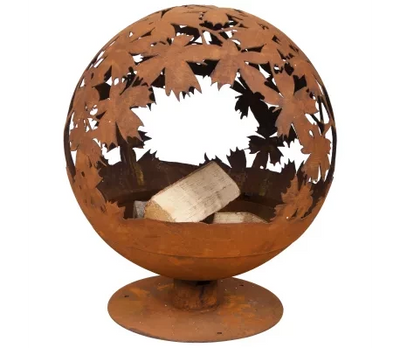 Fire Ball Laser Cut Leaves