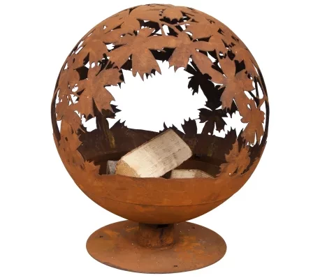 Fire Ball Laser Cut Leaves