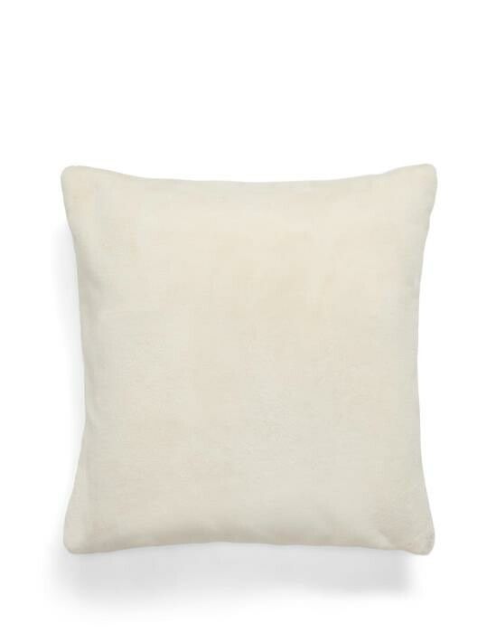 Furry Cushion Square 50x50 Vanilla