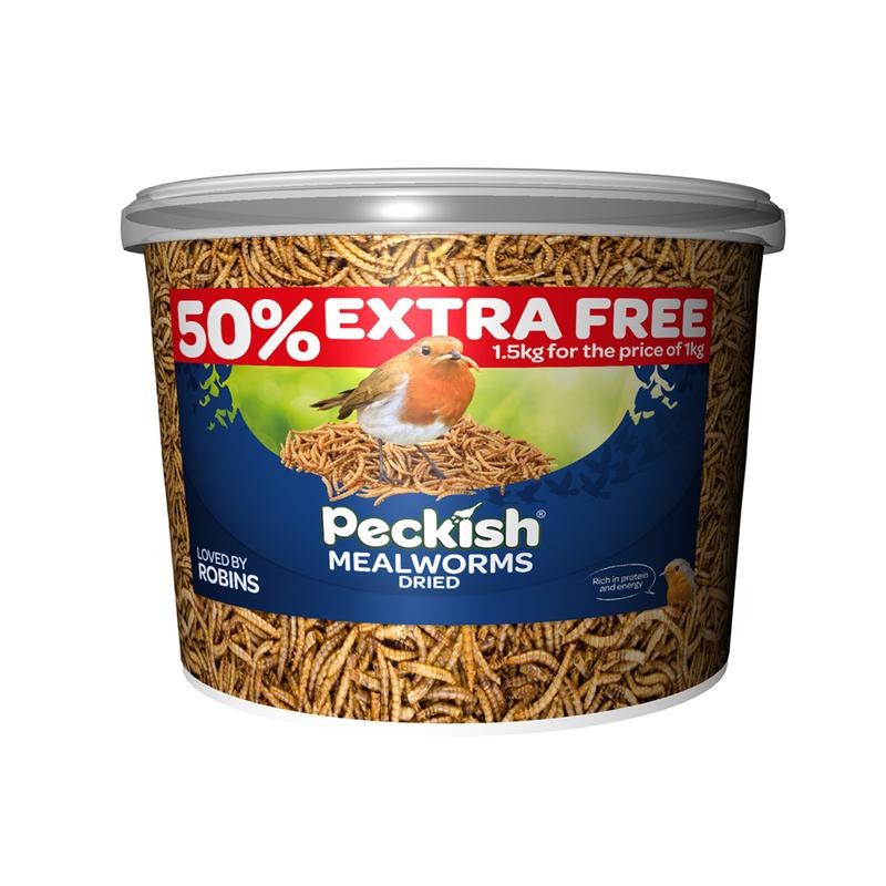 Peckish Mealworm 1kg + 50% Extra Free TUB - The Pavilion