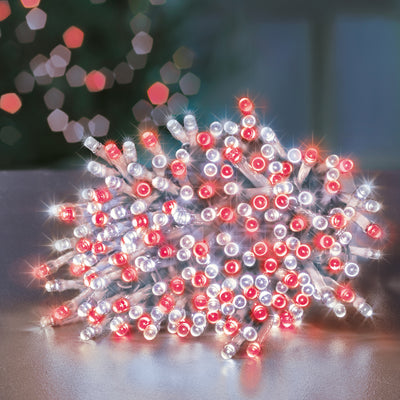 200 Multi Action LED Supabrights Red & White Lights with Timer