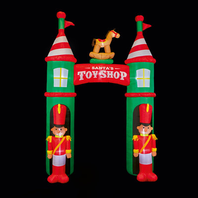 3m Inflatable Toy Arch with Nutcracker Guards