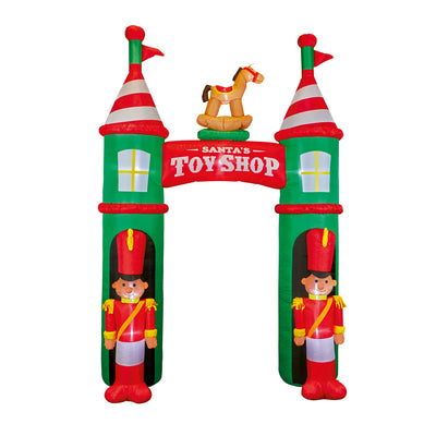 3m Inflatable Toy Arch with Nutcracker Guards