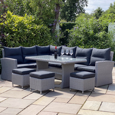 Venice - Corner Casual Dining Set (Grey)