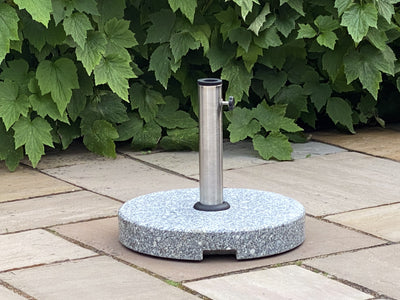 Round Granite Base - 30kg, 45cm (Stone)