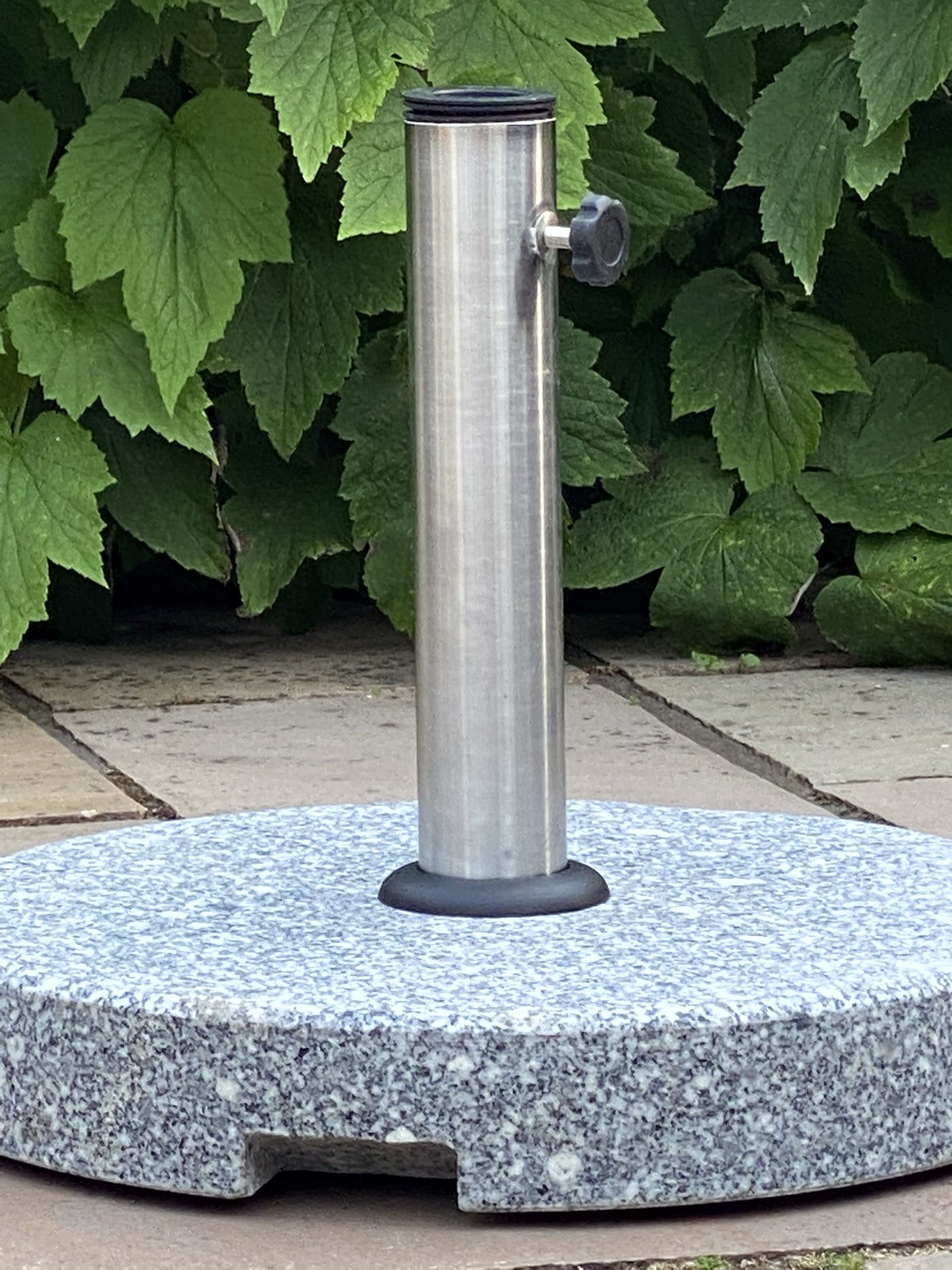 Round Granite Base - 30kg, 45cm (Stone)