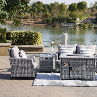 Venise Firepit Sofa Set