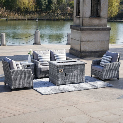 Venise Firepit Sofa Set