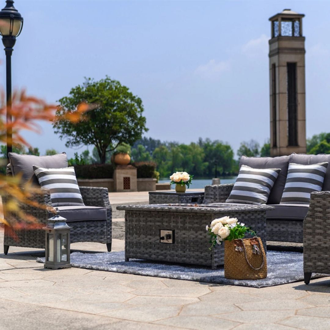 Venise Firepit Sofa Set