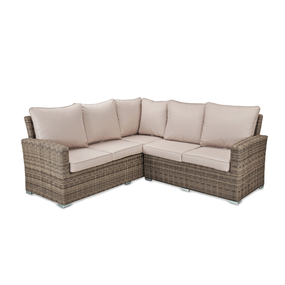 RW - Corner Sofa Set with Square Table (Natural)