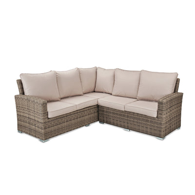 RW - Corner Sofa Set with Square Table (Natural)