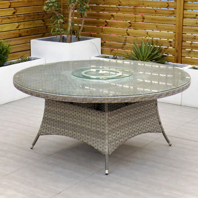 Bali - 8 Seat Set with 170cm Round Table (Grey)