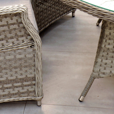 Bali - 8 Seat Set with 170cm Round Table (Grey)