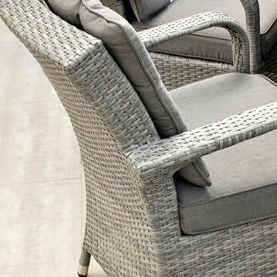Havana - 8 Seat Set with 170cm Round Table (Light Grey)