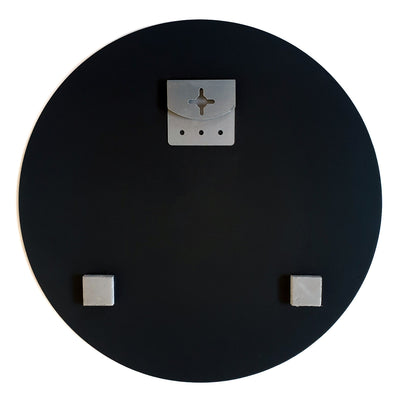 Round Mirror Silver 110cm
