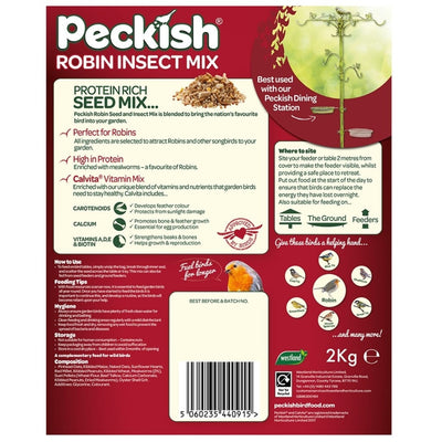 Peckish Robin Bird Food 2kg
