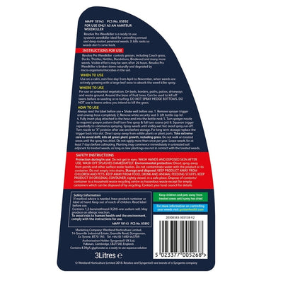 Resolva Pro Weedkiller Xtra Tough 3L