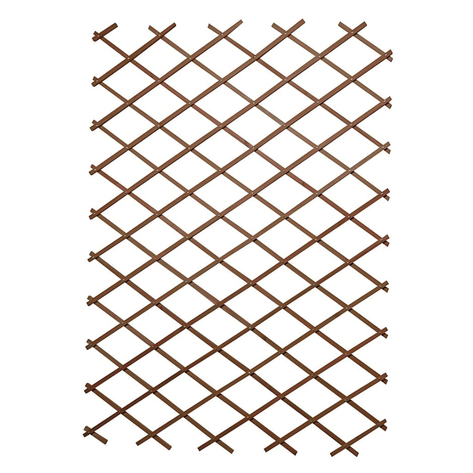 1.8m x 0.9m Riveted Garden Trellis - Tan