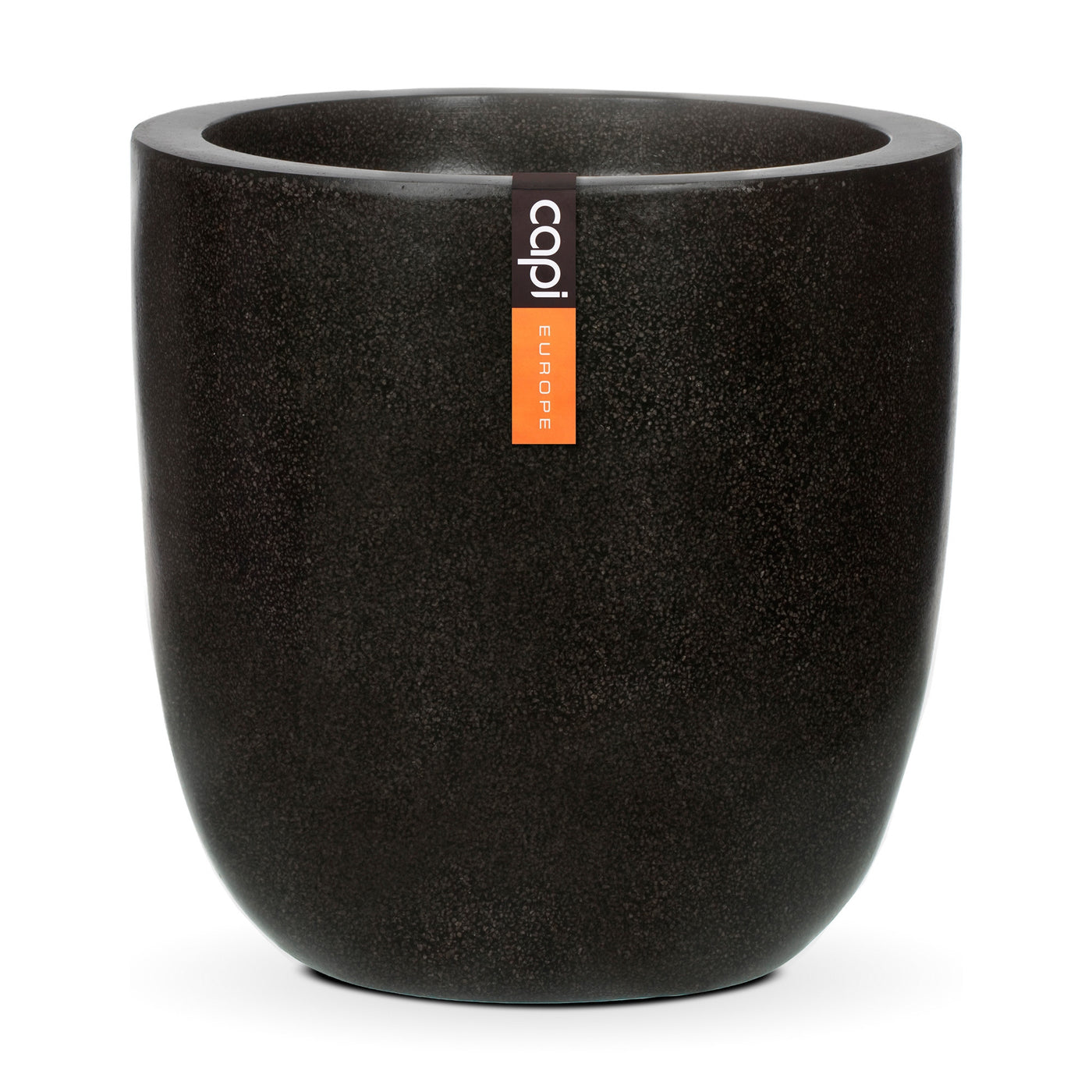 Capi Egg Plant Pot Lux Black