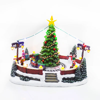 Christmas Playground and Tree with Music and Movement